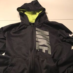 Boys Nike zipped hoodie